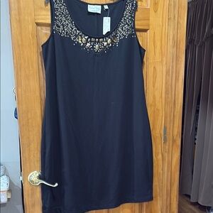 Elegant Black Sleeveless Dress